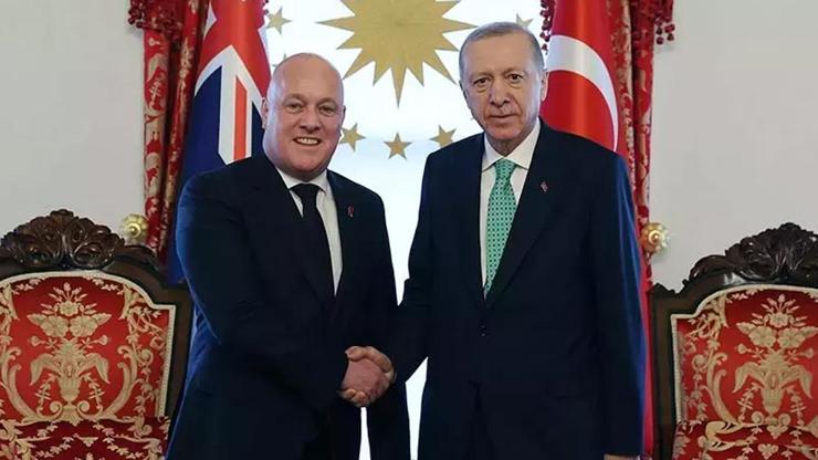 Cumhurbaşkanı Erdoğan, Yeni Zelanda Başbakanını kabul etti
