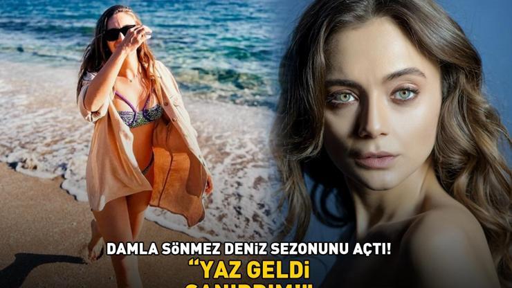 Emret Komutanımın Karameli Damla Sönmez deniz sezonunu açtı YAZ GELDİ SANIRDIM