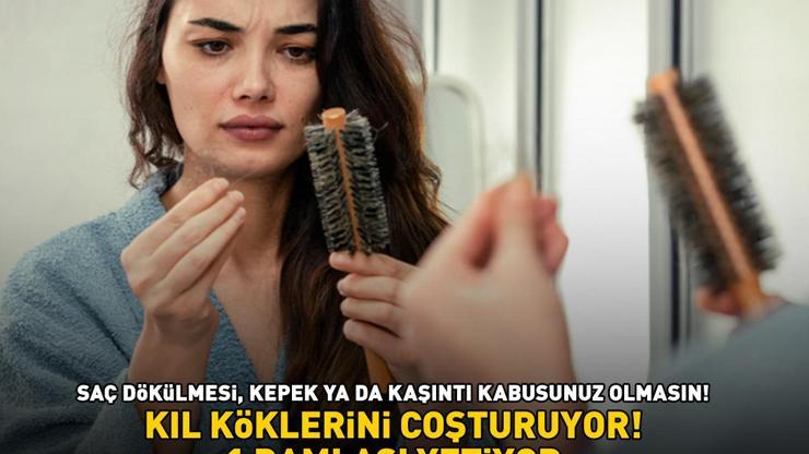 SAÇ DÖKÜLMESİ, KEPEK, KAŞINTI KABUSUNUZ OLMASIN Kıl köklerini coşturuyor, saçlara parlaklık sağlıyor 1 damlası yetiyor