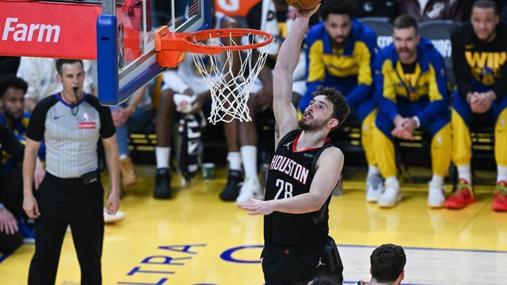 Alperen Şengünün double-doubleı yetmedi GSW, Rockets karşısında öne geçti...
