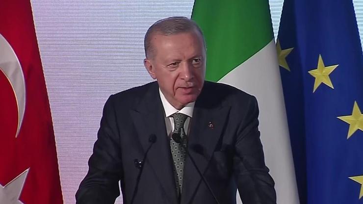 SON DAKİKA HABERİ: Cumhurbaşkanı Erdoğan İtalyada: Ticaret hedefimiz 40 milyar dolar