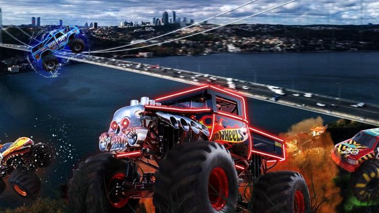 Hot Wheels’ın Dev Tekerli Canavar Kamyonları İstanbul’a Geldi Dünyaca Ünlü Pilotlar Türkiye’de