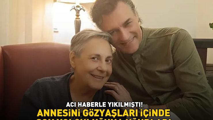 ACI HABERLE YIKILMIŞTI Şarkıcı Tayfun Duygulu annesini gözyaşları içerisinde son yolculuğuna uğurladı