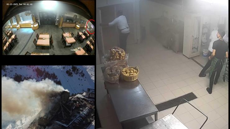 Kartalkaya’daki otel faciası: Yangının çıkış anı kamerada 189 sayfalık rapor: Açık bırakılan ‘grill plate’, bozuk termostat, ihmaller zinciri...