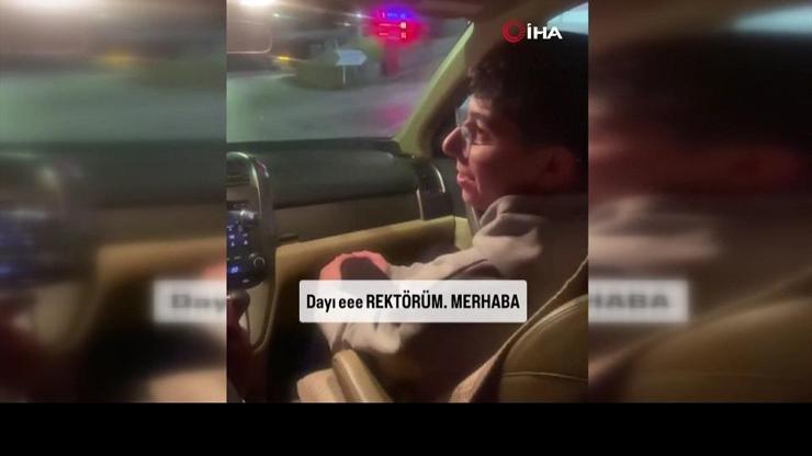 Otostop çeken öğrencilere jest: Dayı dediği sürücü rektörü çıktı