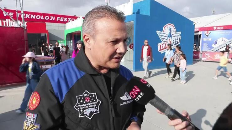 KKTC TEKNOFESTte ilk Türk Astronot Gezeravcıya yoğun ilgi