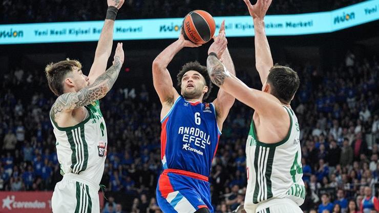 Anadolu Efes, Panathinaikos’la seriyi eşitledi