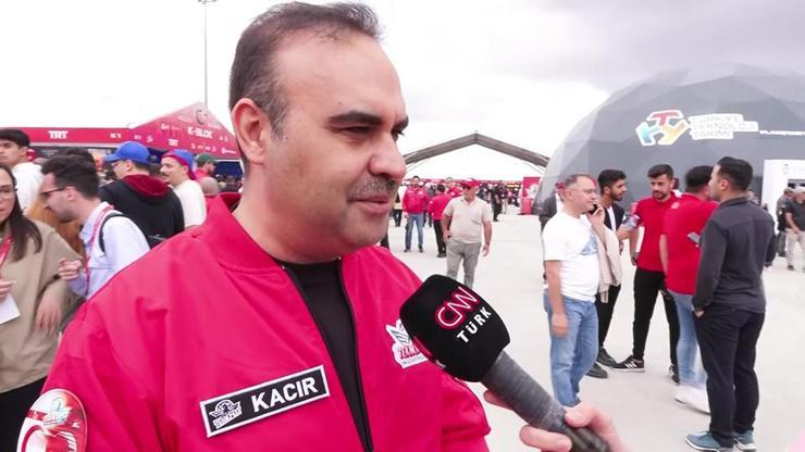Bakan Kacır TEKNOFESTte CNN TÜRKe konuştu: Yolumuz uzun, hedeflerimiz iddialı