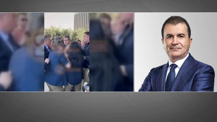 SON DAKİKA... Özele yumruklu saldırı provokasyonu Ömer Çelik CNN TÜRKte değerlendirdi: Saldırıyı lanetliyoruz