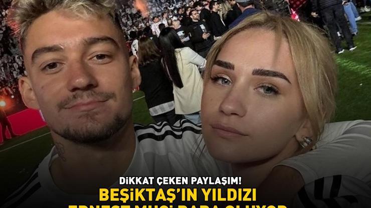 Beşiktaşın yıldızı Ernest Muçinin babalık heyecanı Sevgilisi Klea Verri hamile olduğunu duyurdu