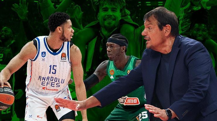 Anadolu Efes son maçta EuroLeaguee veda etti Panathinaikos, Fenerbahçe Bekonun rakibi oldu...