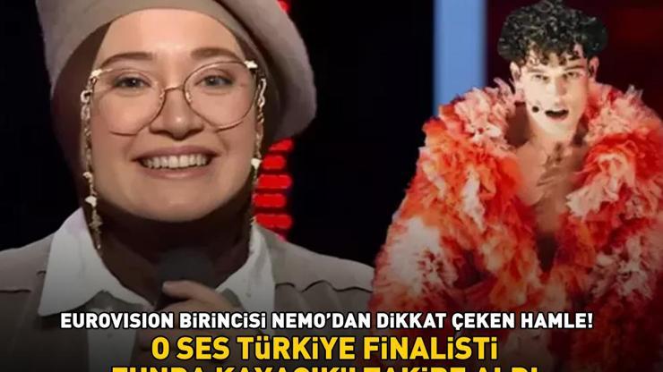 Eurovision birincisi Nemo’dan dikkat çeken hamle O SES TÜRKİYE FİNALİSTİ FUNDA KAYACIKI TAKİBE ALDI