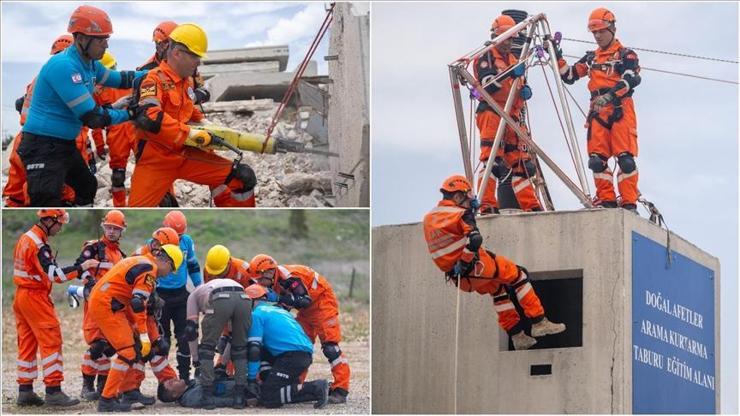 TSKdan nefes kesen deprem tatbikatı
