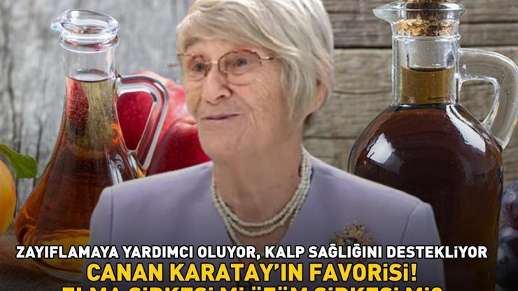 PROF. DR. CANAN KARATAY’IN FAVORİSİ Elma sirkesi mi üzüm sirkesi mi Kalp sağlığını destekliyor, zayıflamaya yardımcı oluyor