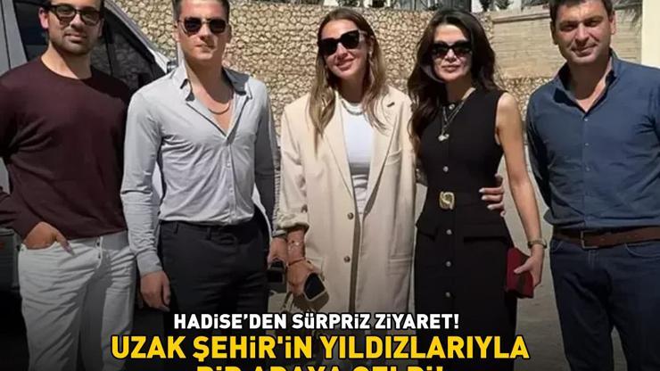 Hadiseden sürpriz ziyaret UZAK ŞEHİRİN YILDIZLARIYLA BİR ARAYA GELDİ