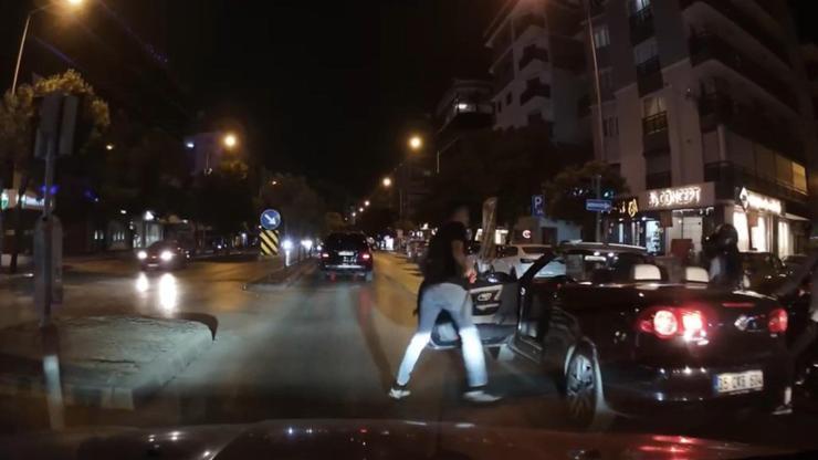 Tartıştığı motosikletlinin üzerine döner bıçağıyla yürüyen sürücü tutuklandı