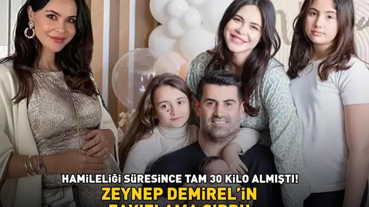Hamileliği süresince 30 kilo almıştı Volkan Demirelin güzeller güzeli eşi Zeynep Demirelin zayıflama sırrı MUCİZEVİ ETKİ