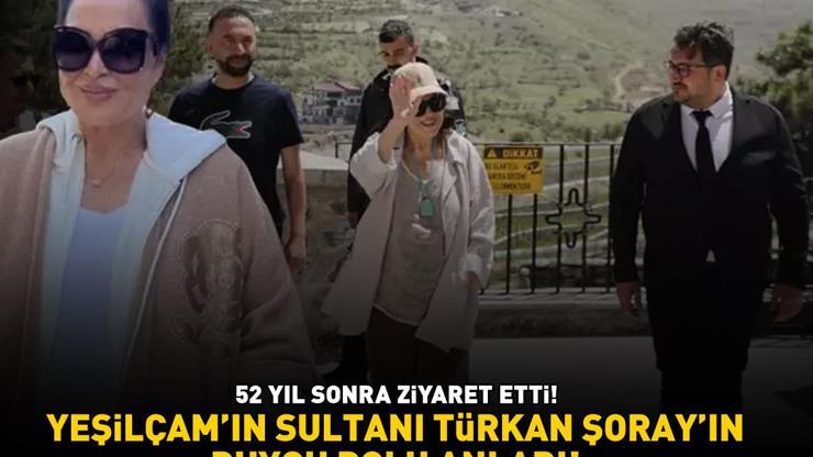 Yeşilçam’ın Sultanı Türkan Şorayın duygu dolu anları 52 YIL SONRA ZİYARET ETTİ