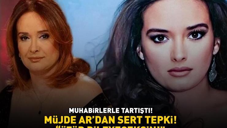Müjde Ardan sert tepki Muhabirlerle tartıştı: ‘ÖZÜR DİLEYECEKSİN’