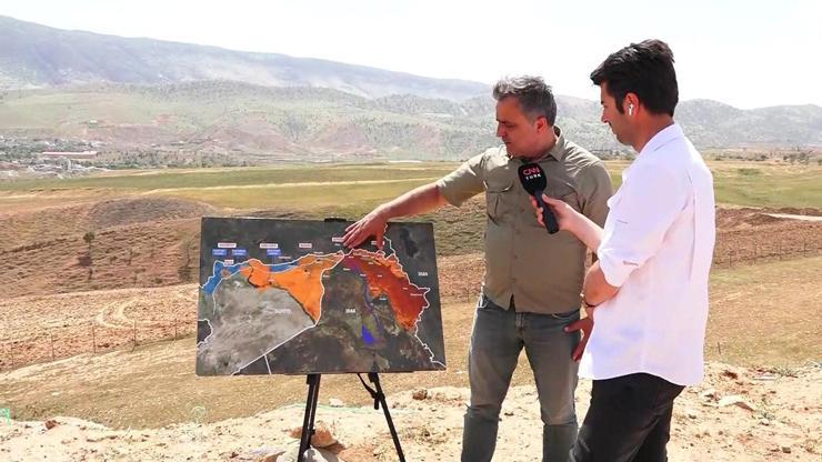 CNN TÜRK PKK kamplarına yakın bölgede