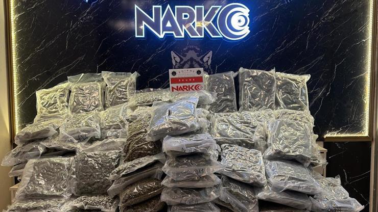 Hamzabeylide durdurulan tırda 115 kilogram uyuşturucu ele geçirildi