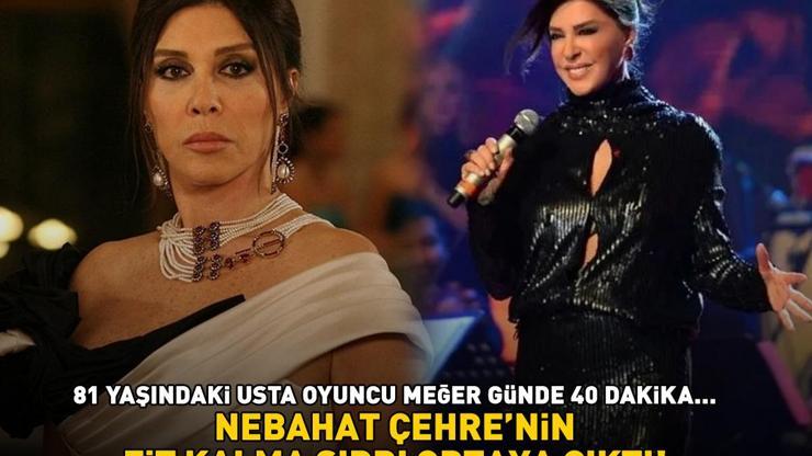 AŞK-I MEMNUNUN FİRDEVSİ NEBAHAT ÇEHRENİN FİT KALMA SIRRI 81 yaşındaki ünlü oyuncu meğer günde 40 dakika...