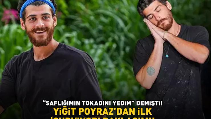 SAFLIĞIMIN TOKADINI YEDİM DEMİŞTİ İşte Survivordan elenen Yiğit Poyrazın ilk paylaşımı...