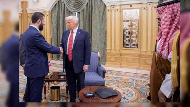 Trump Şara ile Riyadda görüştü