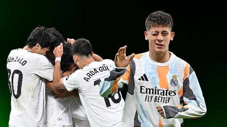 Arda Güler 90 dakika forma giydi; Real Madrid geri döndü