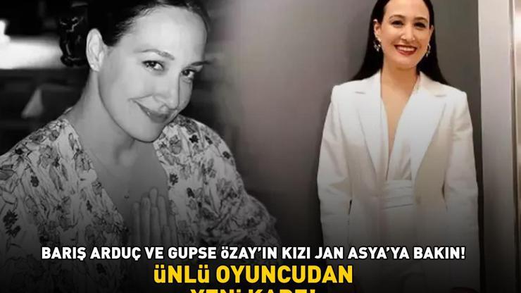 Barış Arduç ve Gupse Özay’ın kızı Jan Asyaya bakın Ünlü oyuncudan yeni kare