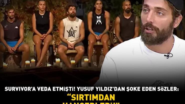 Survivordan elenen Yusuf Yıldızdan şoke eden sözler: SIRTIMDAN HANÇERLEDİ