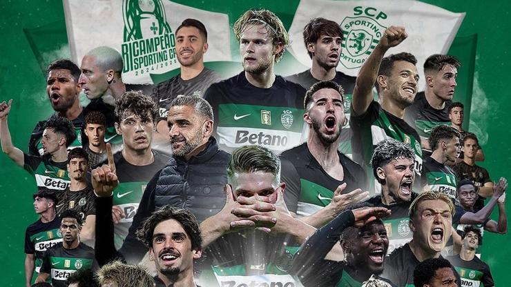 Portekiz’de şampiyon Sporting Benfica ikinci oldu