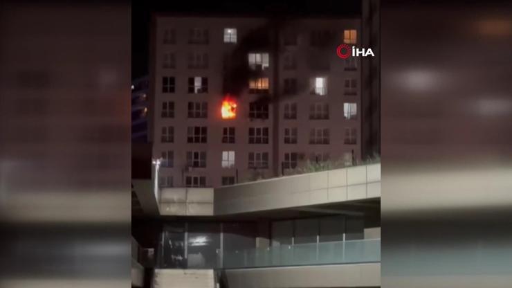 YANGINDA CAN PAZARI: Genç kadın 8. kattan aşağı atladı