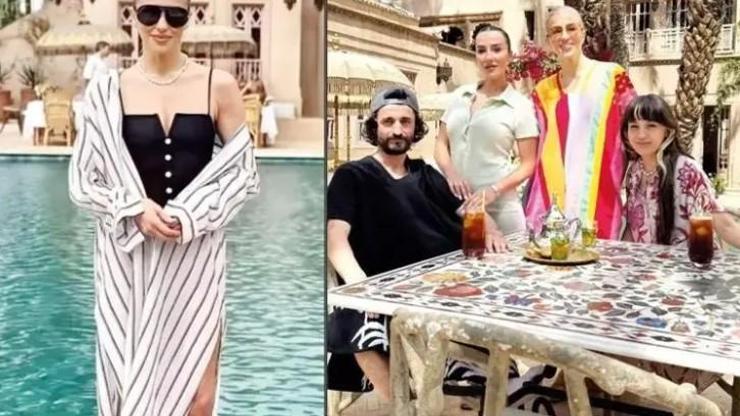 Burcu Esmersoy ekibini rüya tatille şımarttı