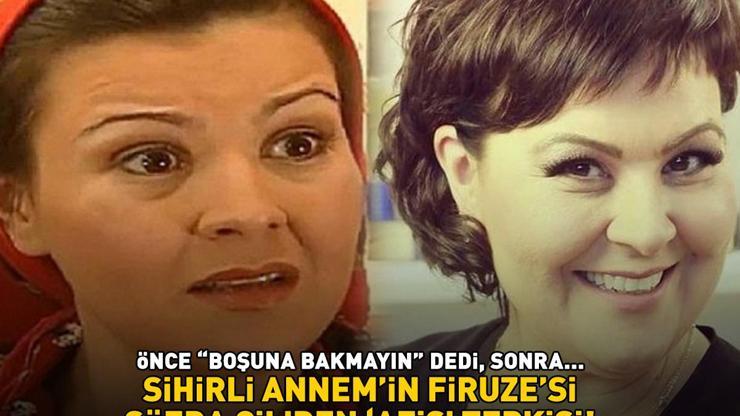 Sihirli Annemin Firuzesi Süeda Çilden afiş tepkisi Önce ‘Boşuna bakmayın’ dedi, sonra…