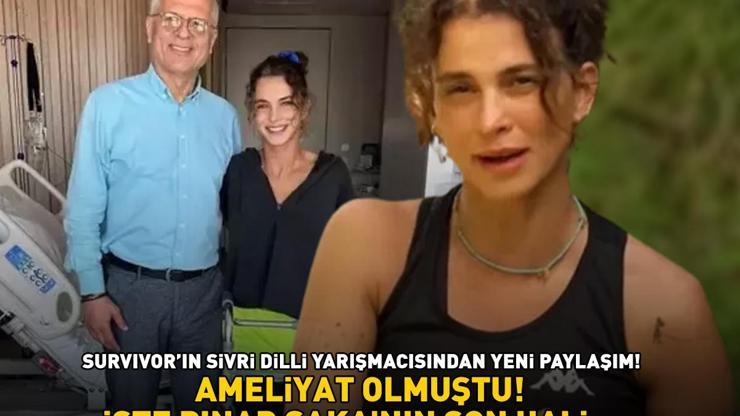 AMELİYAT OLMUŞTU Survivor Pınar Saka son halini hasta yatağından paylaştı
