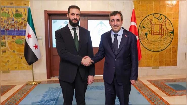 Cevdet Yılmaz, Ahmed Şara ile görüştü… Hangi başlıklar ele alındı