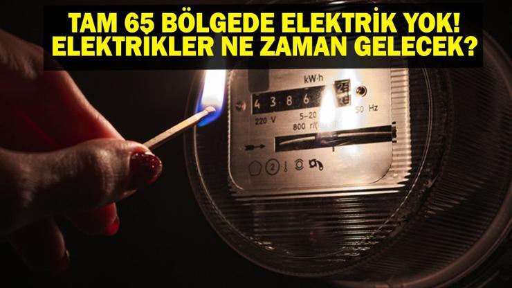 65 BÖLGEDE ELEKTRİK YOK 26 Mayıs İstanbul Elektrik Kesintisi Ne Zaman Bitecek İstanbulda Elektrikler Ne Zaman Gelecek BEDAŞ AYEDAŞ Elektrik Arıza Sorgulama
