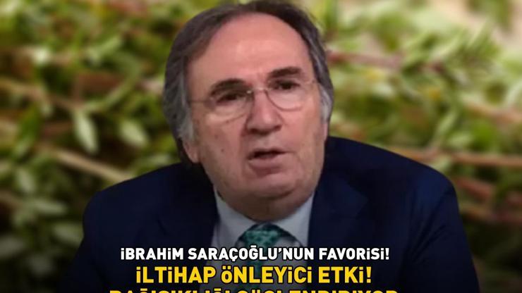 İLTİHAP ÖNLEYİCİ ETKİ İbrahim Saraçoğlunun favorisi Grip ve soğuk algınlığının kökünü kurutuyor, boğaz ağrısı ile öksürüğe iyi geliyor