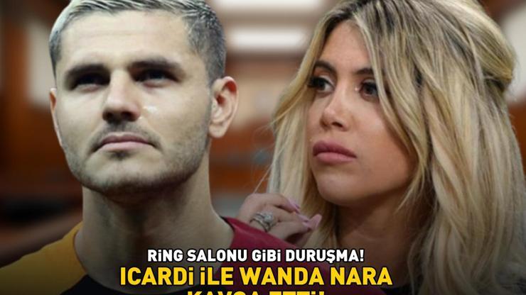 Galatasarayın yıldızı Icardi ile Wanda Nara kavga etti RİNG SALONU GİBİ DURUŞMA