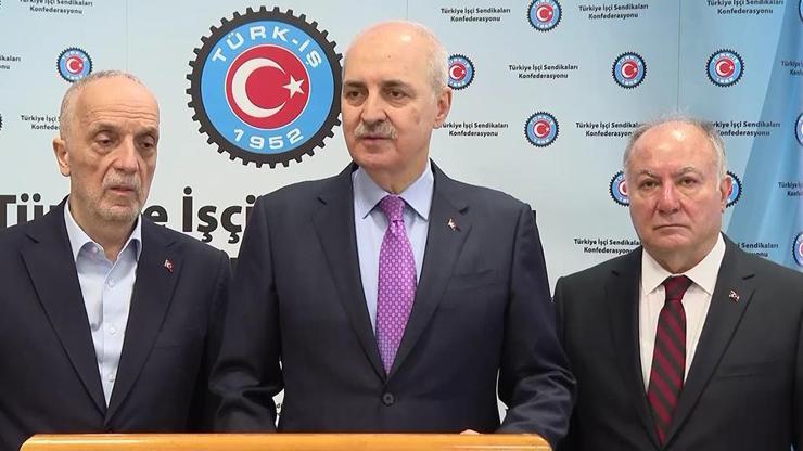 KAMU İŞÇİLERİNE ZAM PAZARLIĞI | Numan Kurtulmuş: “Temennimiz en kısa sürede imzaların atılması”