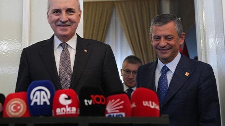 TBMM Başkanı Numan Kurtulmuş, CHP lideri Özgür Özeli ziyaret etti