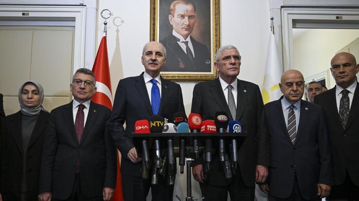 TBMM Başkanı Numan Kurtulmuş, İYİ Partiyi ziyaret etti: Terörsüz Türkiye oluşturulacak