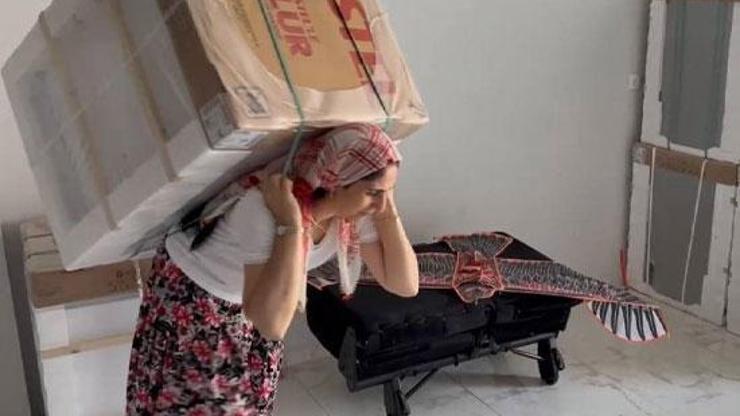Sırtında 100 kiloluk yük ruhunda azim Öznur Kurtun ilham veren başarısı: Kendi işinin hem hamalı hem de patronu