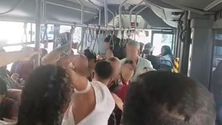 Yer: İstanbul... Taciz iddiası otobüsü karıştırdı: Tekme ve yumruklar havada uçuştu
