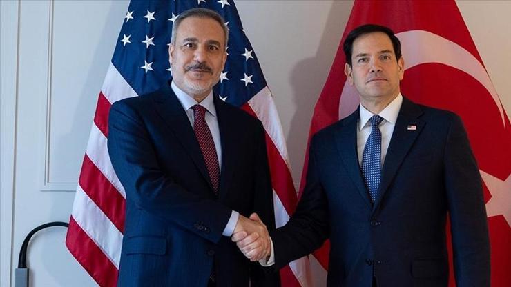 Dışişleri Bakanı Hakan Fidan, ABDli mevkidaşı Marco Rubio ile görüştü