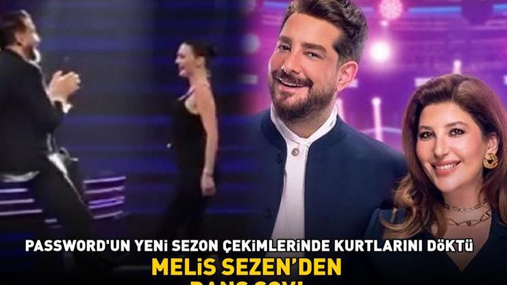 Şebnem Bozoklu - Enis Arıkan ikilisi geri dönüyor Melis Sezen, Passwordun yeni sezon çekimlerinde dans etti