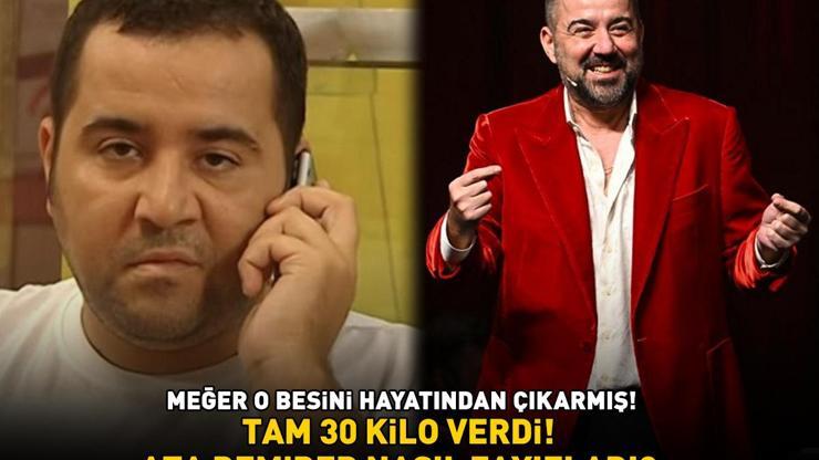 Avrupa Yakasının Volkanı Ata Demirer nasıl zayıfladı Tam 30 kilo verdi Meğer o besini hayatından çıkarmış
