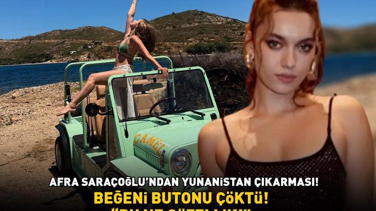 Yalı Çapkınının Seyranı Afra Saraçoğlundan Yunanistan çıkarması Bikinili pozlarına beğeni yağdı: BU NE GÜZELLİK
