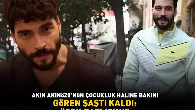 Akın Akınözünün çocukluk haline bakın İlk deneme çekimini paylaştı, gören şaştı kaldı: ÇOK TATLISIN